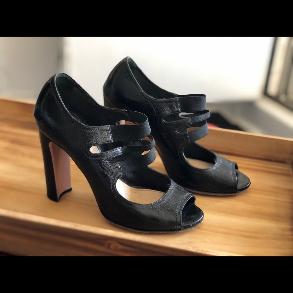 Prada Chunky Heels, Size 38.5